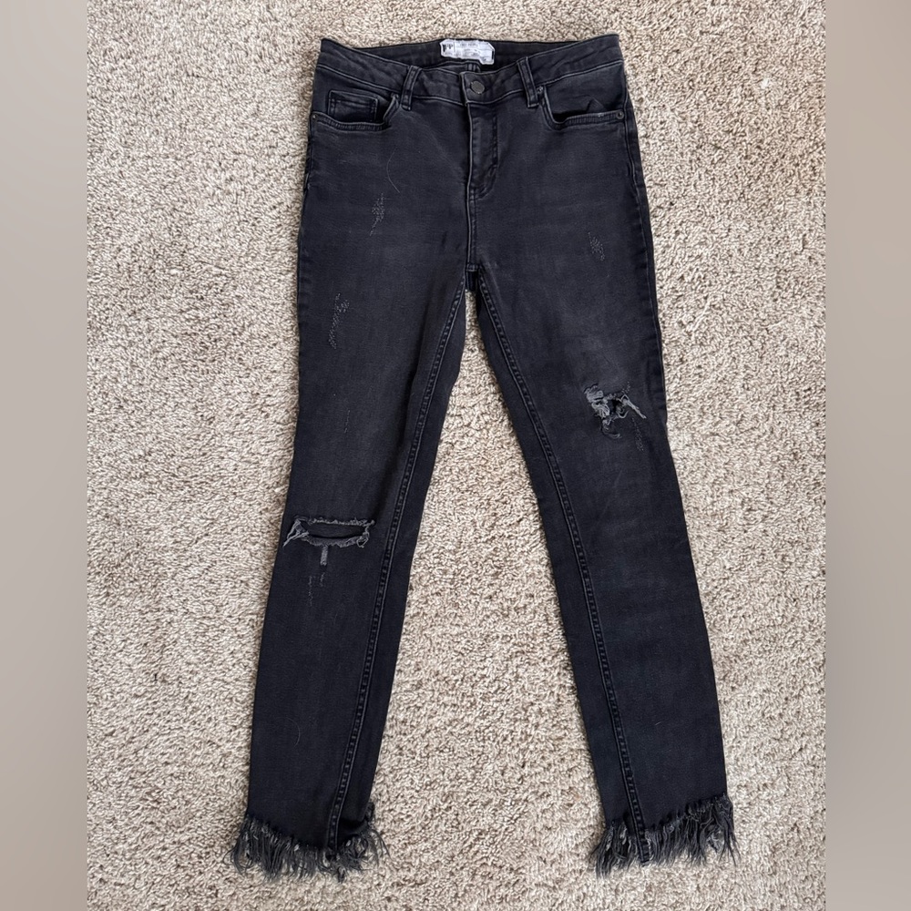 Free People Women’s Black Jeans Size 26